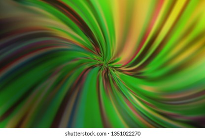 Dark Green, Yellow vector blurred background. Modern abstract illustration with gradient. New design for your business.