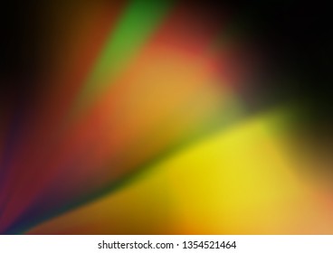 Dark Green, Yellow vector blurred bright background. Shining colorful illustration in a Brand new style. The background for your creative designs.
