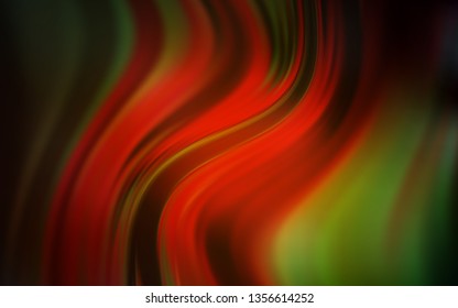 Dark Green, Yellow vector blurred bright texture. Modern abstract illustration with gradient. The best blurred design for your business.