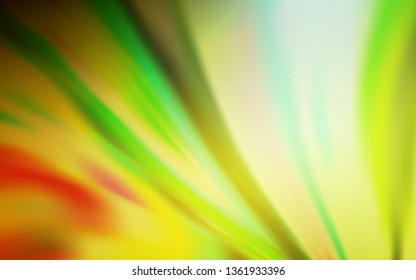 Dark Green, Yellow vector blurred bright pattern. Colorful abstract illustration with gradient. Completely new design for your business.