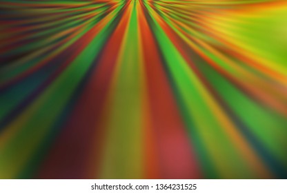 Dark Green, Yellow vector blurred bright texture. Colorful abstract illustration with gradient. New style for your business design.