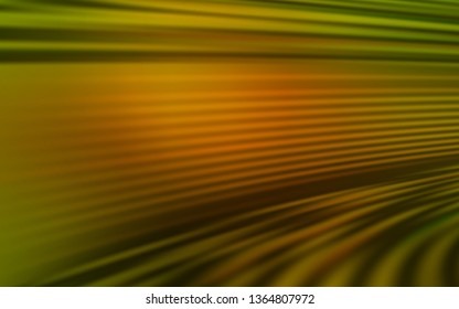 Dark Green, Yellow vector blurred background. A completely new colored illustration in blur style. New way of your design.