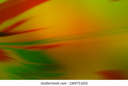 Dark Green, Yellow vector blurred template. New colored illustration in blur style with gradient. New way of your design.