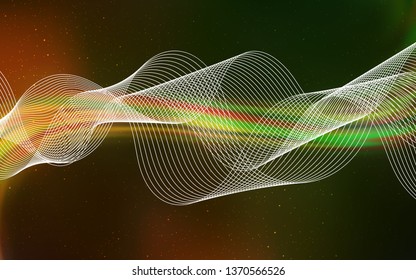 Dark Green, Yellow vector blurred pattern. Modern abstract illustration with gradient. Blurred design for your web site.