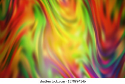 Dark Green, Yellow vector blurred and colored pattern. Abstract colorful illustration with gradient. Blurred design for your web site.