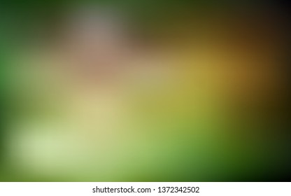 Dark Green, Yellow vector blurred background. Modern abstract illustration with gradient. The best blurred design for your business.
