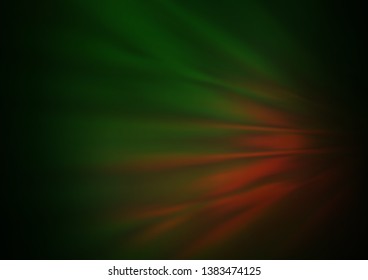 Dark Green, Yellow vector blurred and colored background. Colorful illustration in abstract style with gradient. The template can be used for your brand book.