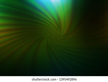 Dark Green, Yellow vector blurred bright background. Colorful illustration in blurry style with gradient. The best blurred design for your business.