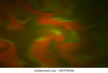 Dark Green, Yellow vector blurred background. Colorful abstract illustration with gradient. New way of your design.