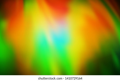 Dark Green, Yellow vector blurred background. A completely new colored illustration in blur style. The best blurred design for your business.