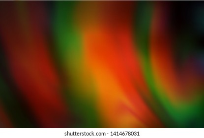 Dark Green, Yellow vector blurred background. New colored illustration in blur style with gradient. New style design for your brand book.