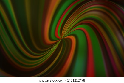 Dark Green, Yellow vector blurred shine abstract background. Colorful illustration in abstract style with gradient. Background for designs.