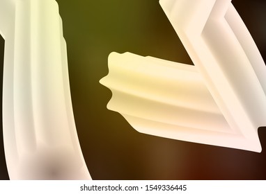 Dark Green, Yellow vector blurred shine abstract texture. Colorful abstract illustration with gradient. Elegant background for a brand book.