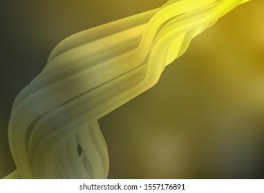 Dark Green, Yellow vector blurred shine abstract texture. New colored illustration in blur style with gradient. New design for your business.