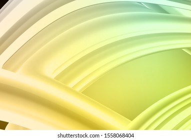 Dark Green, Yellow vector blurred background. Colorful illustration in abstract style with gradient. New style design for your brand book.