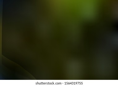 Dark Green, Yellow vector blurred bright pattern. Glitter abstract illustration with gradient design. New design for your business.