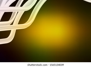 Dark Green, Yellow vector blurred and colored pattern. Shining colorful illustration in smart style. New style for your business design.