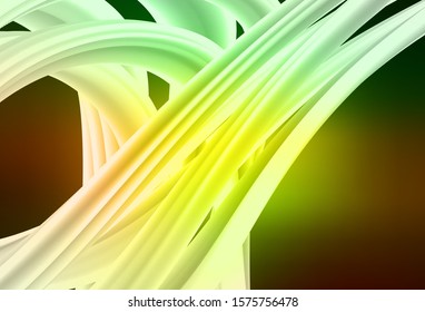 Dark Green, Yellow vector blurred pattern. Abstract colorful illustration with gradient. Background for a cell phone.