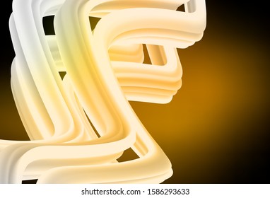 Dark Green, Yellow vector blurred shine abstract texture. An elegant bright illustration with gradient. New way of your design.