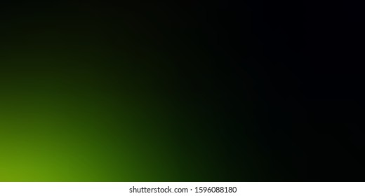 Dark Green, Yellow vector blurred pattern. Gradient abstract illustration with blurred colors. New design for applications.