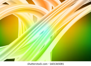 Dark Green, Yellow vector blurred and colored pattern. An elegant bright illustration with gradient. Blurred design for your web site.