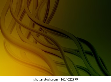 Dark Green, Yellow vector blurred pattern. New colored illustration in blur style with gradient. New way of your design.