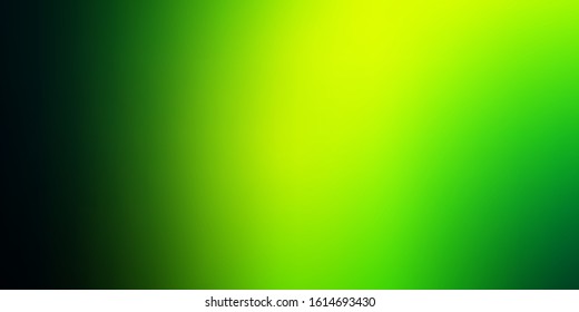 Dark Green, Yellow vector blurred colorful pattern. Abstract colorful illustration with gradient. Smart design for your apps.