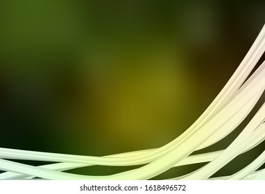 Dark Green, Yellow vector blurred pattern. Shining colorful illustration in smart style. Completely new design for your business.