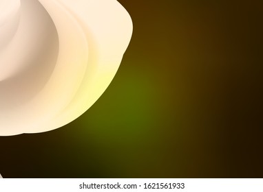 Dark Green, Yellow vector blurred shine abstract background. An elegant bright illustration with gradient. New way of your design.