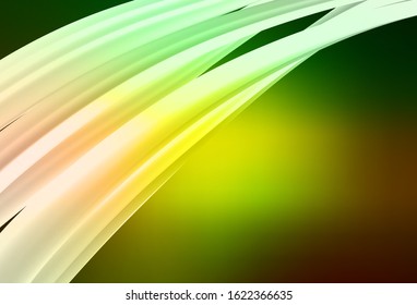 Dark Green, Yellow vector blurred and colored pattern. Modern abstract illustration with gradient. Completely new design for your business.