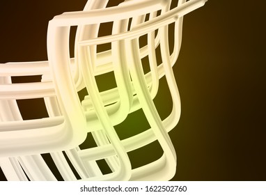 Dark Green, Yellow vector blurred shine abstract background. Colorful abstract illustration with gradient. Smart design for your work.