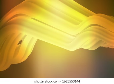 Dark Green, Yellow vector blurred bright pattern. New colored illustration in blur style with gradient. Smart design for your work.