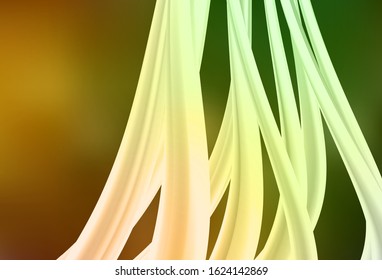 Dark Green, Yellow vector blurred pattern. Colorful illustration in abstract style with gradient. Blurred design for your web site.