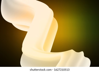 Dark Green, Yellow vector blurred background. Shining colorful illustration in smart style. Elegant background for a brand book.
