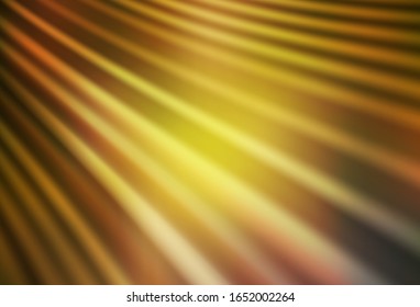 Dark Green, Yellow vector blurred background. Colorful illustration in abstract style with gradient. New style design for your brand book.