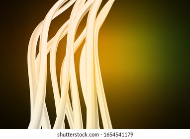 Dunkelgrüner, gelber Vektorillustration unscharfer Hintergrund. Moderne abstrakte Illustration mit Farbverlauf. Hintergrund für ein Handy.