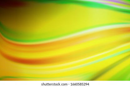 Dark Green, Yellow vector blurred bright pattern. Abstract colorful illustration with gradient. Blurred design for your web site.
