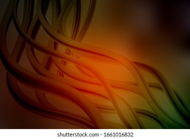 Dark Green, Yellow vector blurred bright pattern. Colorful abstract illustration with gradient. New way of your design.