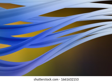 Dark Green, Yellow vector blurred and colored pattern. Modern abstract illustration with gradient. New style for your business design.