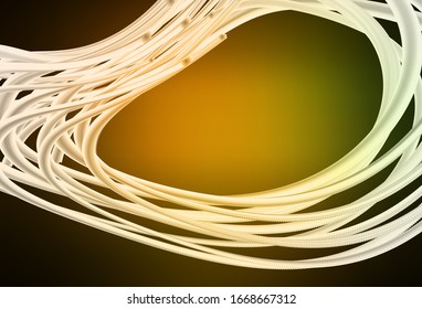 Dark Green, Yellow vector blurred bright pattern. Creative illustration in halftone style with gradient. New design for your business.