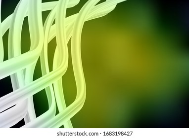 Dark Green, Yellow vector blurred pattern. A completely new colored illustration in blur style. Elegant background for a brand book.