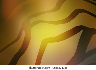 Dark Green, Yellow vector blurred and colored pattern. Glitter abstract illustration with gradient design. The best blurred design for your business.