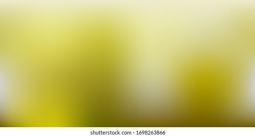 Dark Green, Yellow vector blurred backdrop. Abstract colorful illustration in blur style with gradient. Landing pages design.