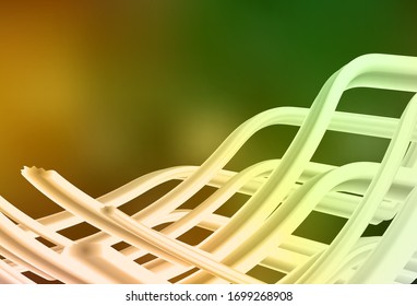 Dark Green, Yellow vector blurred bright texture. Modern abstract illustration with gradient. New style design for your brand book.