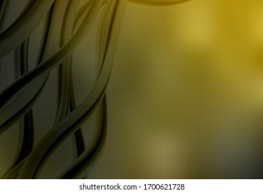 Dark Green, Yellow vector blurred pattern. Glitter abstract illustration with gradient design. Background for a cell phone.