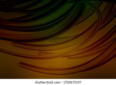 Dark Green, Yellow vector blurred bright template. Colorful abstract illustration with gradient. New way of your design.