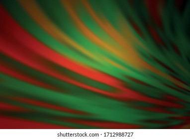 Dark Green, Yellow vector blurred bright template. New colored illustration in blur style with gradient. New way of your design.