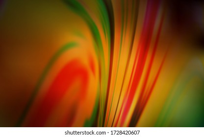 Dark Green, Yellow vector blurred background. Glitter abstract illustration with gradient design. Completely new design for your business.