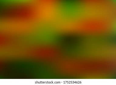 Dark Green, Yellow vector blurred bright pattern. Abstract colorful illustration with gradient. Background for a cell phone.