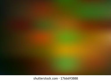 Dark Green, Yellow vector blurred bright texture. Abstract colorful illustration with gradient. New design for your business.